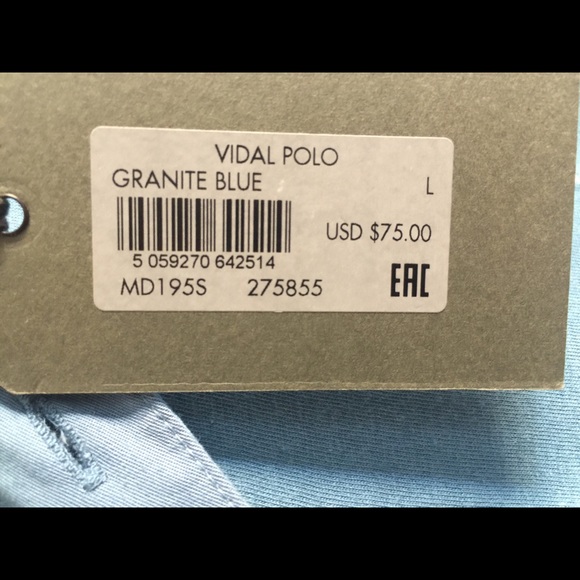 ALL SAINTS Vidal Polo Shirt - Picture 6 of 7